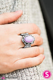 Paparazzi "Down The GARDENIA Path" Purple Ring Paparazzi Jewelry