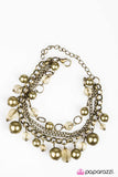 Paparazzi "DRAMAtically Correct - Brass" bracelet Paparazzi Jewelry