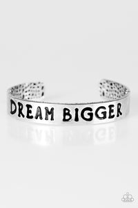 Paparazzi "Dream Bigger" Silver Bracelet Paparazzi Jewelry