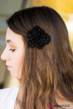 Paparazzi "Dreamboat" Black Hair Clip Paparazzi Jewelry