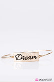 Paparazzi "Dream Chaser" Gold Bracelet Paparazzi Jewelry