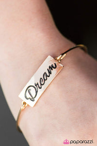 Paparazzi "Dream Chaser" Gold Bracelet Paparazzi Jewelry