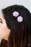 Paparazzi "Dreaming About Daisies" Purple Hair Clip Paparazzi Jewelry