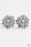 Paparazzi "Dreaming About Daisies" Silver Hair Clip Paparazzi Jewelry