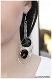 Paparazzi "Dreaming  Away" Black Earrings Paparazzi Jewelry