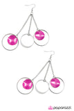 Paparazzi "Dreaming  Away" Pink Earrings Paparazzi Jewelry