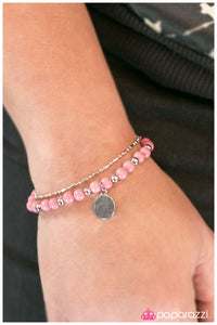 Paparazzi "Dreaming Big" Pink Bracelet Paparazzi Jewelry