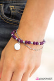 Paparazzi "Dreaming Big" Purple Bracelet Paparazzi Jewelry