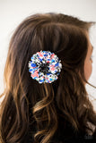 Paparazzi "Dreaming of Daisies" Blue Hair Clip Paparazzi Jewelry