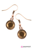 Paparazzi "Dreaming of Diamonds" Copper Earrings Paparazzi Jewelry