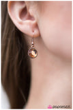 Paparazzi "Dreaming of Diamonds" Copper Earrings Paparazzi Jewelry