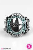 Paparazzi "Dream Like Theres No Tomorrow" Blue Ring Paparazzi Jewelry