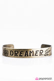 Paparazzi "Dream On, Dreamer" Brass Bracelet Paparazzi Jewelry