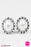 Paparazzi "Dream Ticket" White Earrings Paparazzi Jewelry