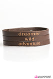 Paparazzi "Dream Wild" Brown Bracelet Paparazzi Jewelry