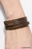 Paparazzi "Dream Wild" Brown Bracelet Paparazzi Jewelry