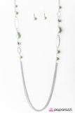 Paparazzi "Dreamy Daydreams - Green" necklace Paparazzi Jewelry