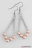 Paparazzi "Dressed In Radiance - Brown" earring Paparazzi Jewelry