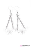 Paparazzi "Dressed In Radiance - White" earring Paparazzi Jewelry