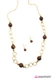 Paparazzi "Dressed to Impress - Gold" necklace Paparazzi Jewelry