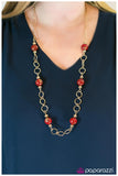 Paparazzi "Dressed to Impress - Red" necklace Paparazzi Jewelry