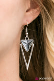 Paparazzi "Dressed To Kill - Silver" earring Paparazzi Jewelry