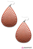 Paparazzi "Drifter - Orange" earring Paparazzi Jewelry