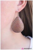 Paparazzi "Drifter - Red" earring Paparazzi Jewelry
