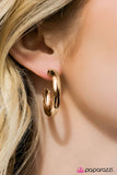 Paparazzi "Drop A Hint - Gold" earring Paparazzi Jewelry