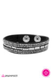 Paparazzi "Drop Dead Diva" Black Bracelet Paparazzi Jewelry