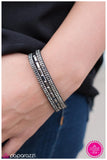 Paparazzi "Drop Dead Diva" Black Bracelet Paparazzi Jewelry
