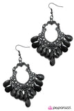 Paparazzi "Drop It!" Black Earrings Paparazzi Jewelry