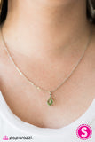 Paparazzi "Drop Of Daylight - Green" necklace Paparazzi Jewelry
