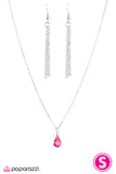 Paparazzi "Drop Of Daylight - Pink" necklace Paparazzi Jewelry