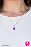 Paparazzi "Drop of Daylight - Purple" necklace Paparazzi Jewelry