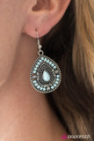 Paparazzi "Dropping Daylight - Blue" earring Paparazzi Jewelry