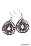 Paparazzi "Dropping Daylight" Pink Earrings Paparazzi Jewelry