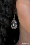 Paparazzi "Dropping Daylight" Pink Earrings Paparazzi Jewelry