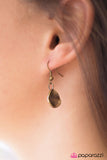 Paparazzi "Drops in the Ocean - Brass" necklace Paparazzi Jewelry