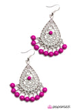 Paparazzi "Drops of Inspiration - Purple" earring Paparazzi Jewelry