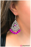 Paparazzi "Drops of Inspiration - Purple" earring Paparazzi Jewelry