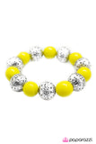 Paparazzi "Drops Of Jupiter - Yellow" bracelet Paparazzi Jewelry