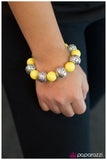 Paparazzi "Drops Of Jupiter - Yellow" bracelet Paparazzi Jewelry