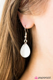 Paparazzi "Drops Of Sunlight - White" earring Paparazzi Jewelry