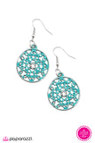 Paparazzi "Due West" Blue Earrings Paparazzi Jewelry