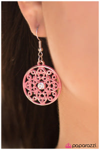 Paparazzi "Due West - Pink" earring Paparazzi Jewelry