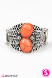 Paparazzi "DUNES-day - Orange" ring Paparazzi Jewelry