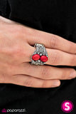 Paparazzi "DUNES-day - Red" ring Paparazzi Jewelry