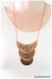 Paparazzi "Dust In The Wind" Copper Necklace & Earring Set Paparazzi Jewelry