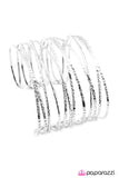 Paparazzi "Earth, Wind, and Wire" Silver Bracelet Paparazzi Jewelry
